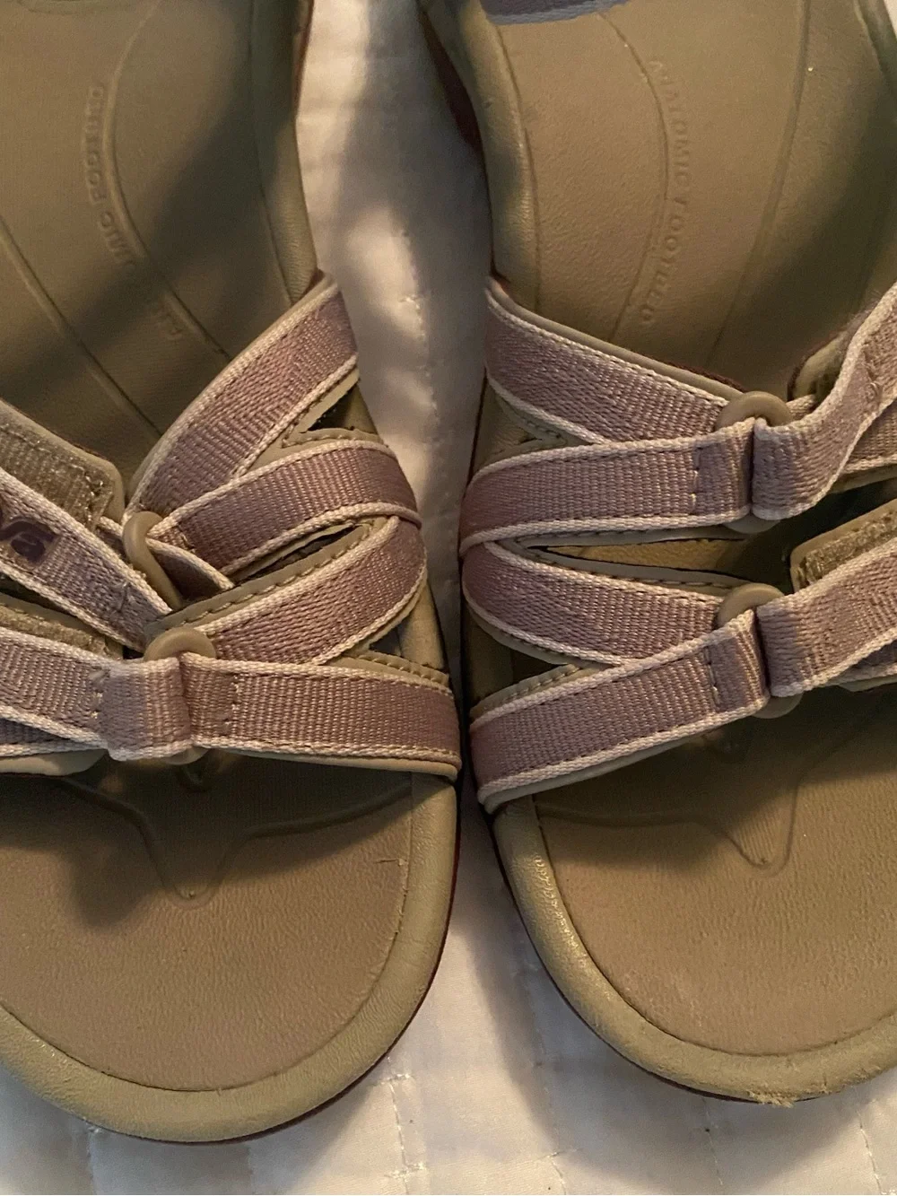 Teva Women’s Taupe Strappy Comfort Sandals